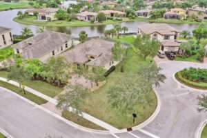 Large Corner Lot with water and golf course views