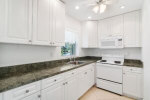 Kitchen with Light and Bright White Cabinetry