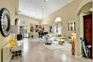 Entry View of the Formal Living Areas